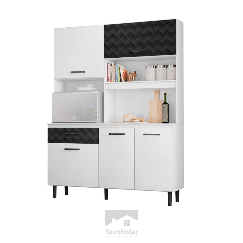 Tecnholar - Combo cocina Mueble de cocina + mesa 4