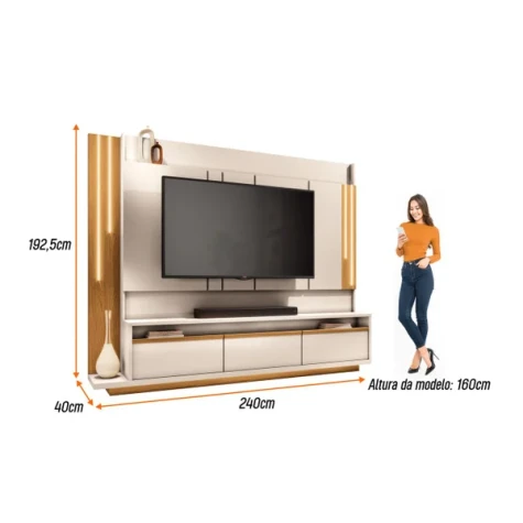 HB HOME THEATER MONTANE 2.4 (4262) OFF WHITE-CINAMOMO