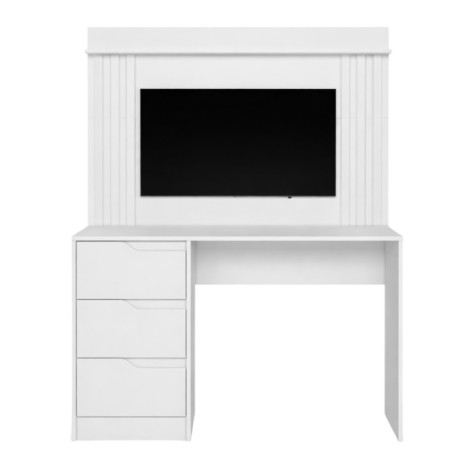 ESCRITORIO C/PANEL DOBLE BL/FOSCO LISO