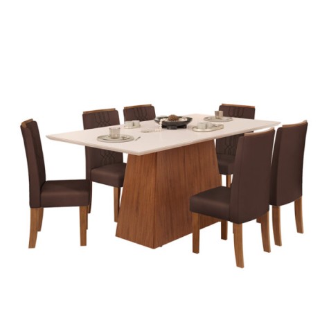 CONJUNTO COMEDOR DULCE 6S ZOE DJ CED|OW|VEL MOCA