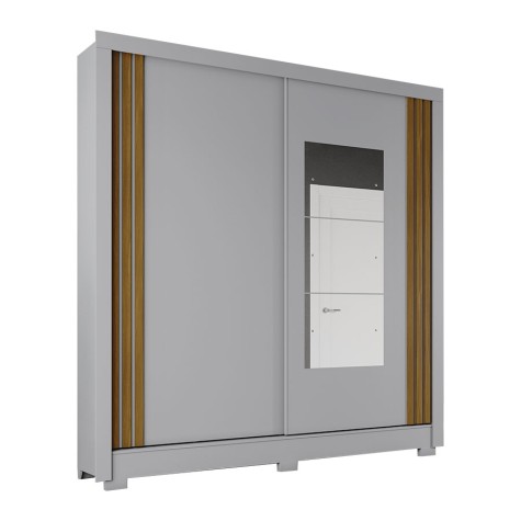 ROPERO 2P CORR C/ESP B93 HENN GRIS|NAT