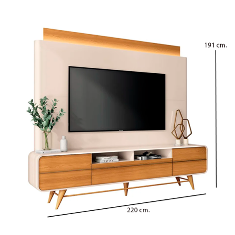 HB HOME THEATER NOBRE 2.2 (4430) OFF WHITE-CINAMOMO