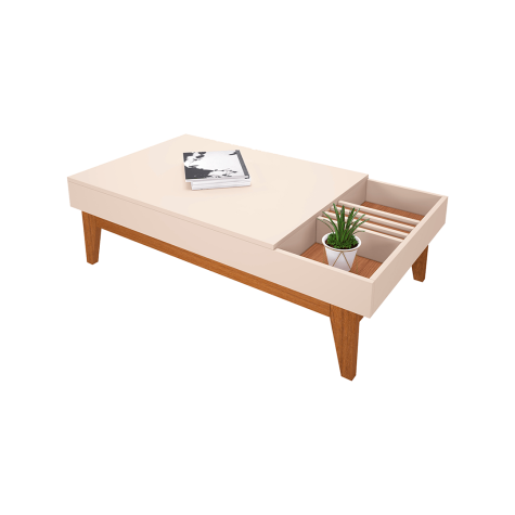 HB MESA CENTRO VITTA (5124) OFF WHITE-CINAMOMO