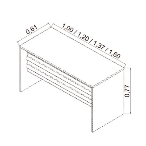MESA DE ESCRITORIO STAR PERF 100 GIO 50.0 NO/NG