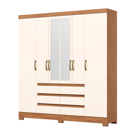 ROPERO 6P 6GAV C/ESP BE303 HENN NAT|OW