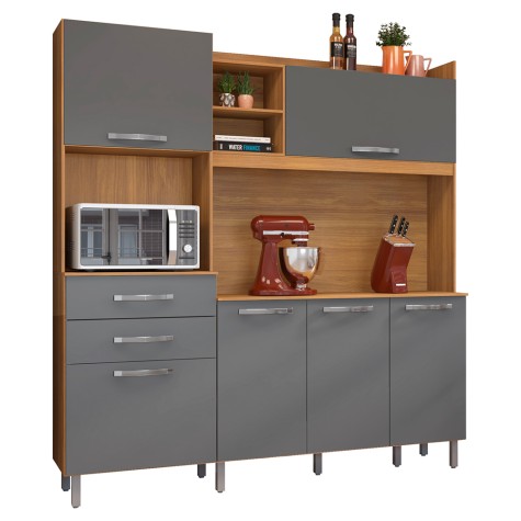 KIT COCINA 1780 6P 2CAJ MALIBU FIO FRE|GRA