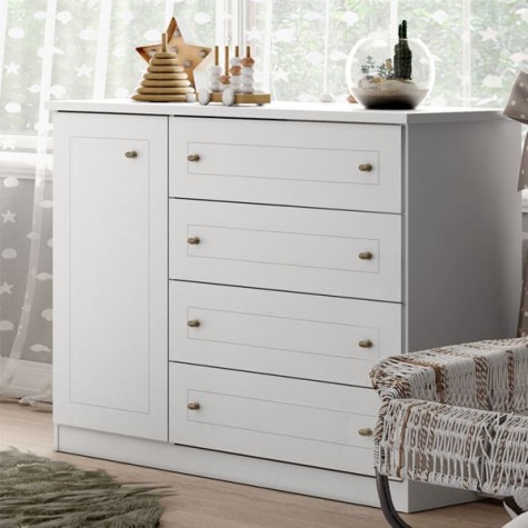 COMODA AMERICANA HENN BLANCO