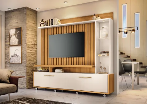 HB HOME THEATER TITAN 2.0 (4243) C/RUEDITAS, CINAMOMO-OFF WHITE