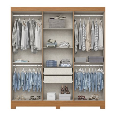 ROPERO BRIZ BE418 6PT NATURE/OFFWHITE C/ ESP