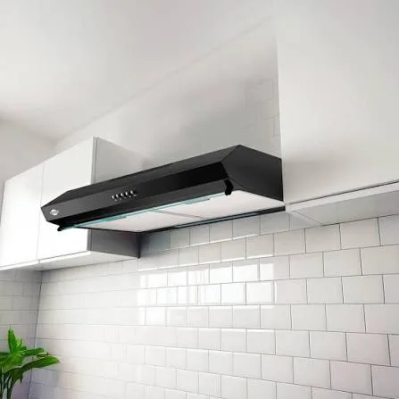 PURIFICADOR/EXT DE COCINA TOKYO SLIM60 NEGRO LUZ LED