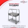 Thumbnail SPOLU BUFETTERA TERMICA 6 CUBAS INOX 210X1020X600 MM 220V0