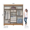 Thumbnail ROPERO BRIZ B367 NATURE/OFF WHITE0