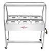 Thumbnail SPOLU BUFETTERA TERMICA 6 CUBAS INOX 210X1020X600 MM 220V0