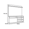 Thumbnail HOME PERNAMBUCO NOCE MILANO/GRIGIO NG0